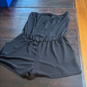 Elegant Black Women's Romper